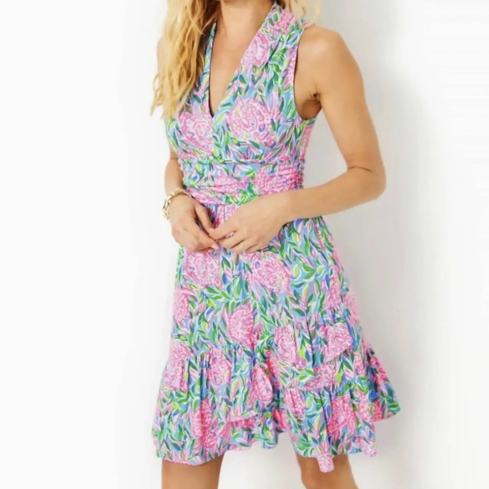 NWT XS Lilly Pulitzer Annalise V-Neck Dress